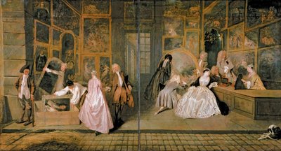 The Gersaint Shop Sign, 1721 by Jean Antoine Watteau